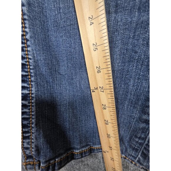 Miss Me Jeans Womens 27 Mid-Rise Bootcut K1225 M3636B41 Distressed Denim Pants - Picture 4 of 9